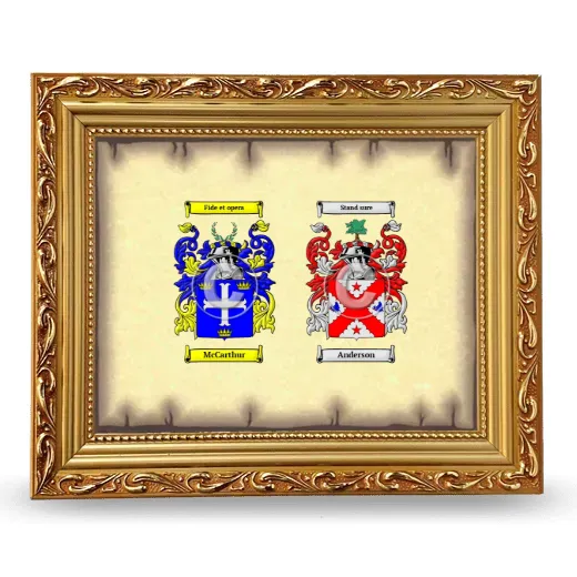 Anniversary Framed - Gold