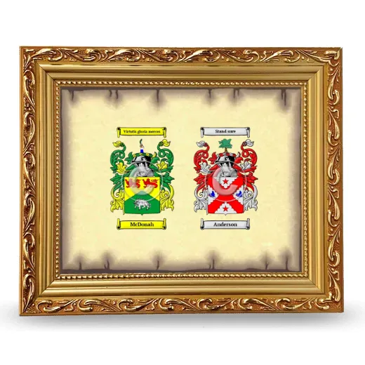 Anniversary Framed - Gold