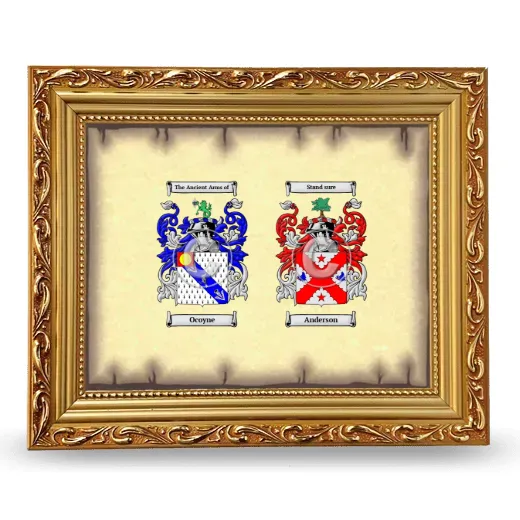 Anniversary Framed - Gold