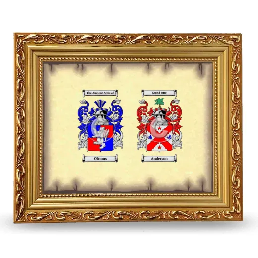 Anniversary Framed - Gold