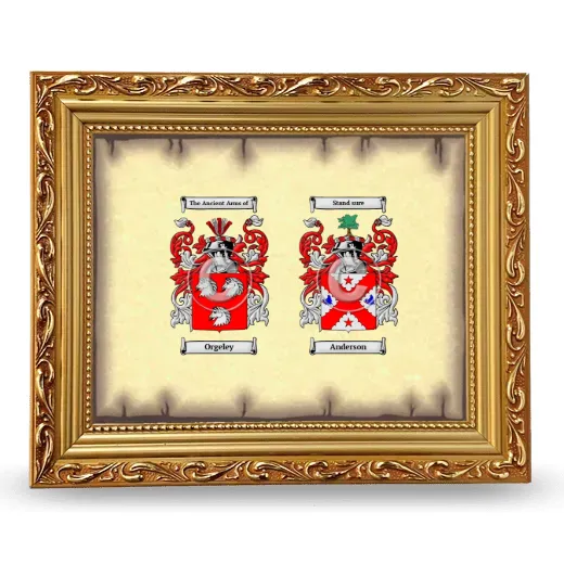 Anniversary Framed - Gold