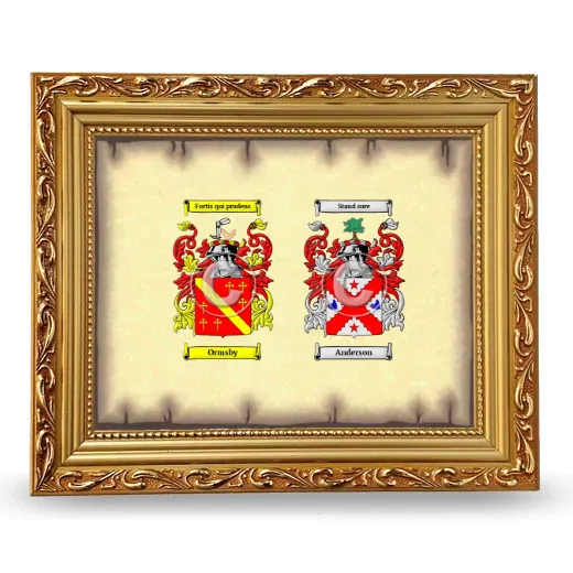 Anniversary Framed - Gold