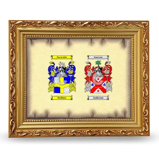 Anniversary Framed - Gold