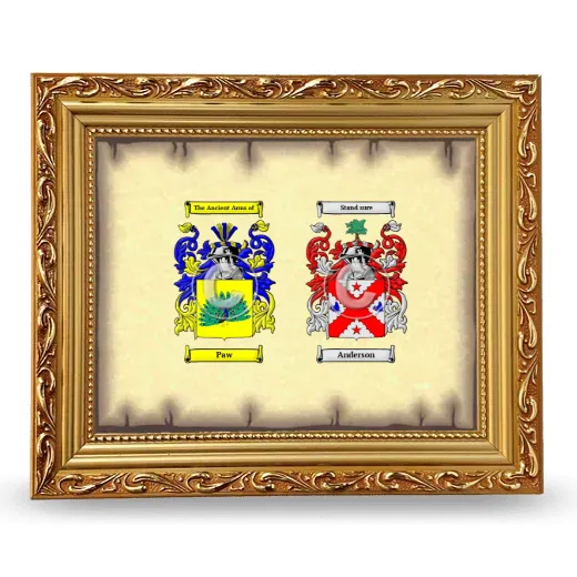 Anniversary Framed - Gold