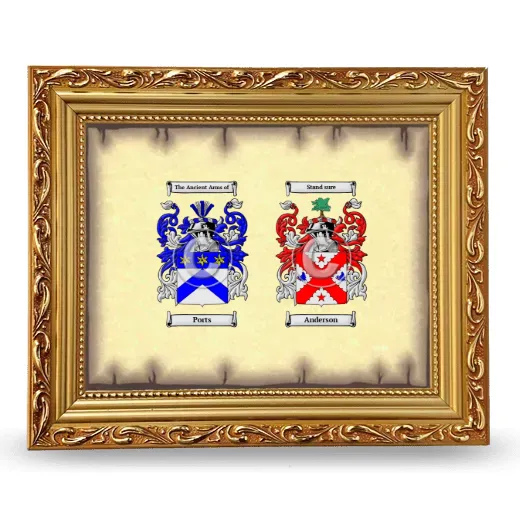 Anniversary Framed - Gold