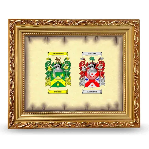 Anniversary Framed - Gold