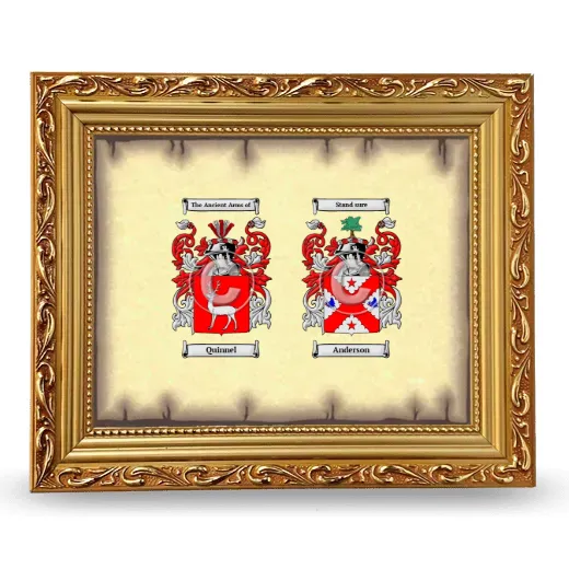 Anniversary Framed - Gold