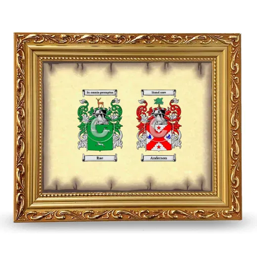 Anniversary Framed - Gold