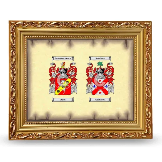 Anniversary Framed - Gold