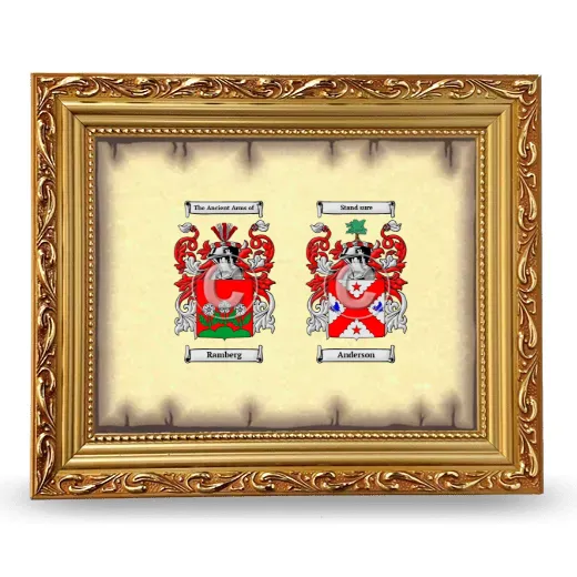 Anniversary Framed - Gold