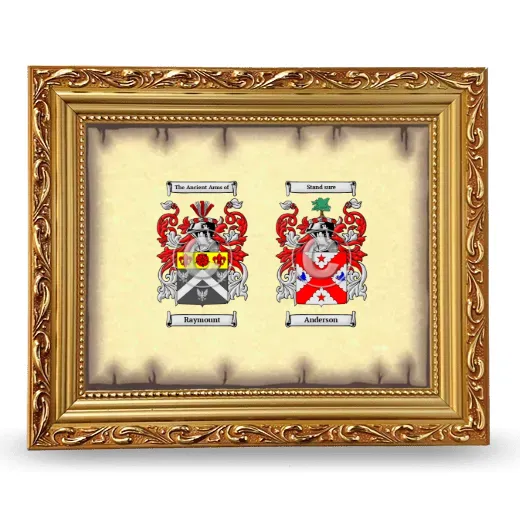 Anniversary Framed - Gold