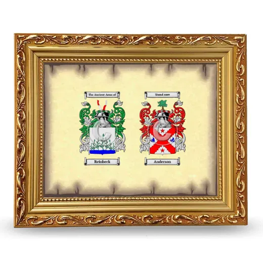 Anniversary Framed - Gold