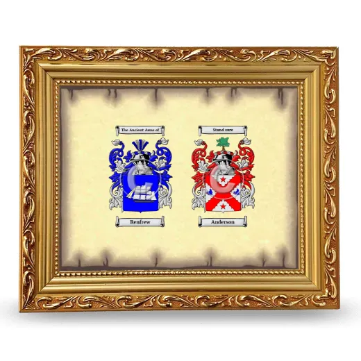 Anniversary Framed - Gold