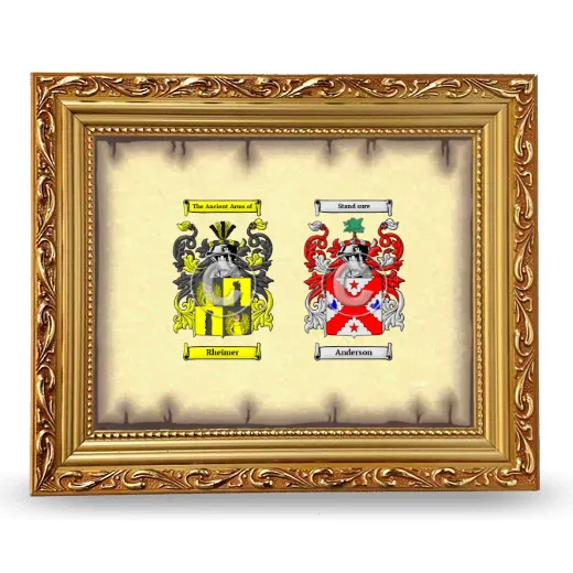 Anniversary Framed - Gold