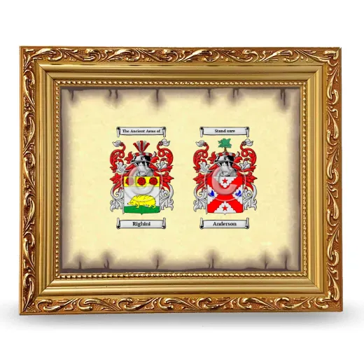 Anniversary Framed - Gold