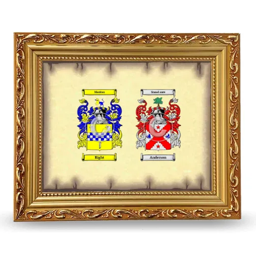 Anniversary Framed - Gold