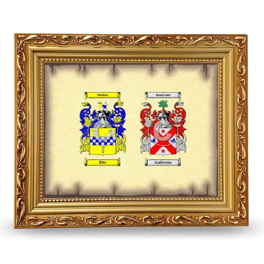 Anniversary Framed - Gold