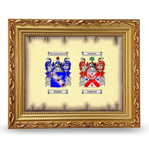 Anniversary Framed - Gold