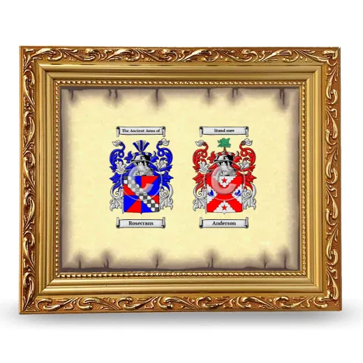 Anniversary Framed - Gold