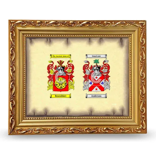 Anniversary Framed - Gold