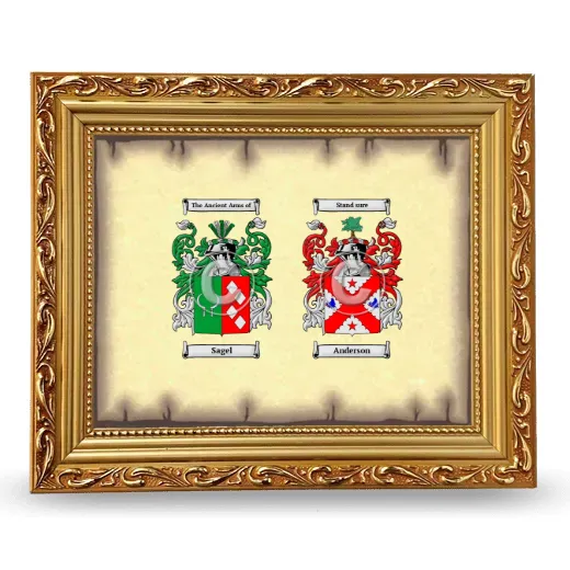 Anniversary Framed - Gold