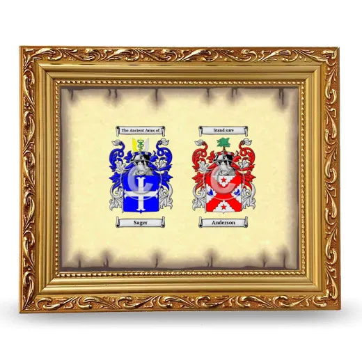 Anniversary Framed - Gold