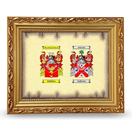 Anniversary Framed - Gold