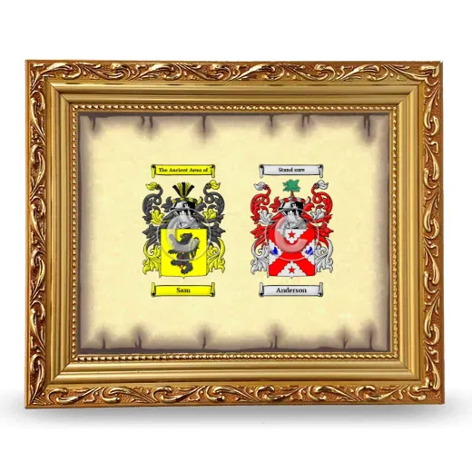 Anniversary Framed - Gold