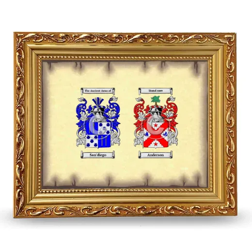 Anniversary Framed - Gold