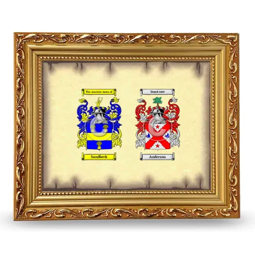 Anniversary Framed - Gold