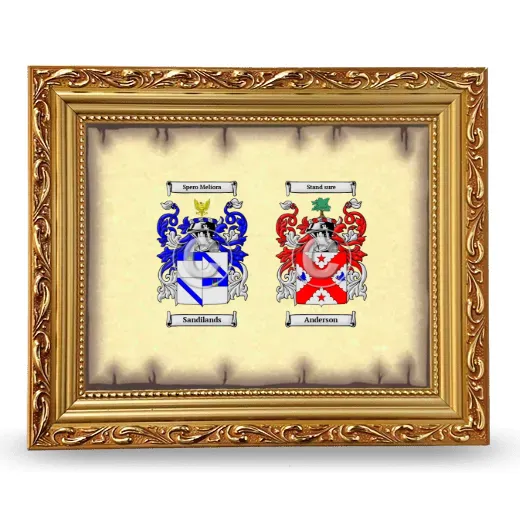 Anniversary Framed - Gold