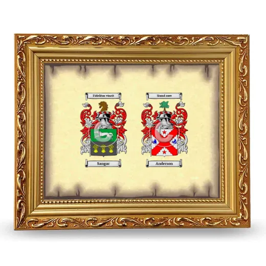 Anniversary Framed - Gold