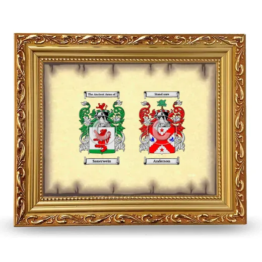 Anniversary Framed - Gold