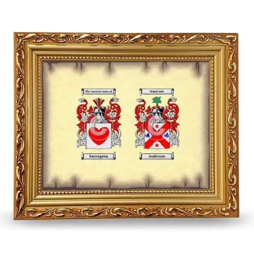 Anniversary Framed - Gold