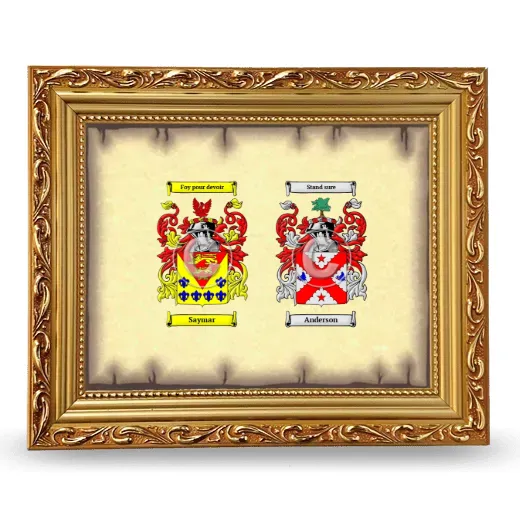 Anniversary Framed - Gold