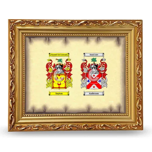 Anniversary Framed - Gold