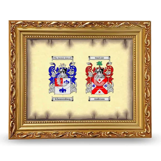 Anniversary Framed - Gold