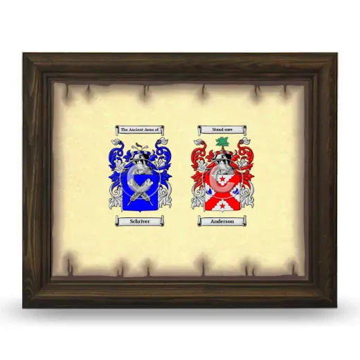 Anniversary Framed - Brown