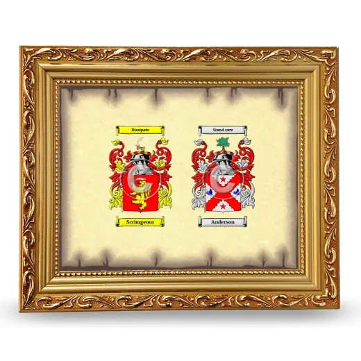 Anniversary Framed - Gold