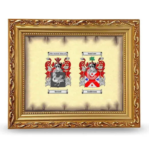 Anniversary Framed - Gold