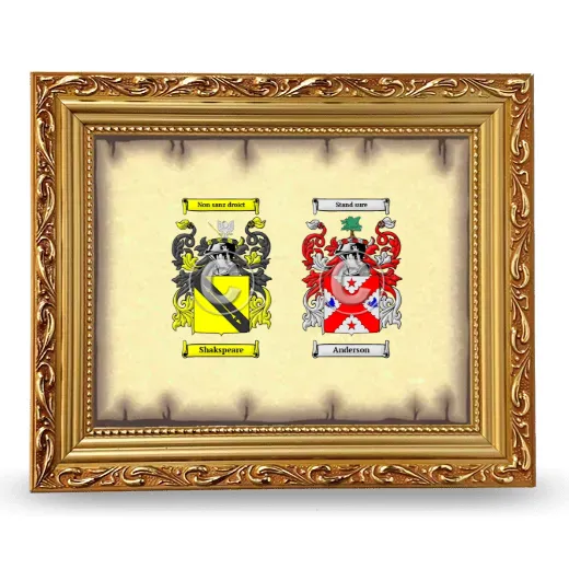 Anniversary Framed - Gold