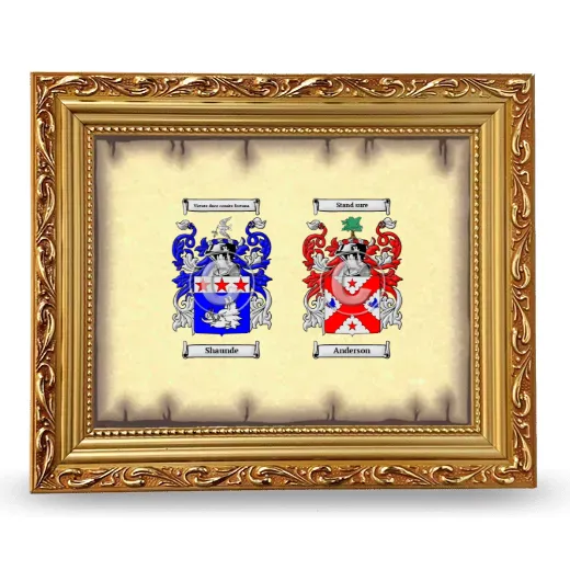 Anniversary Framed - Gold