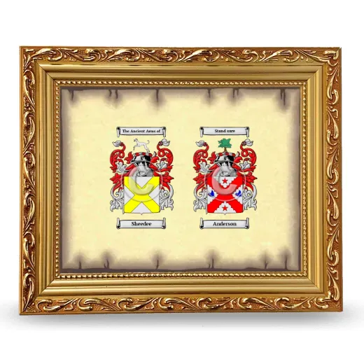 Anniversary Framed - Gold