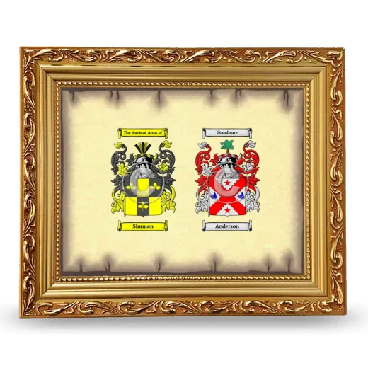 Anniversary Framed - Gold