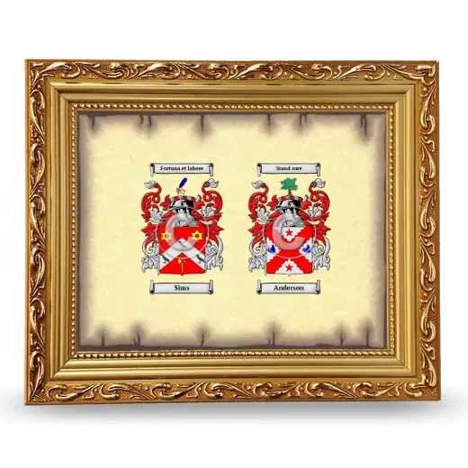 Anniversary Framed - Gold