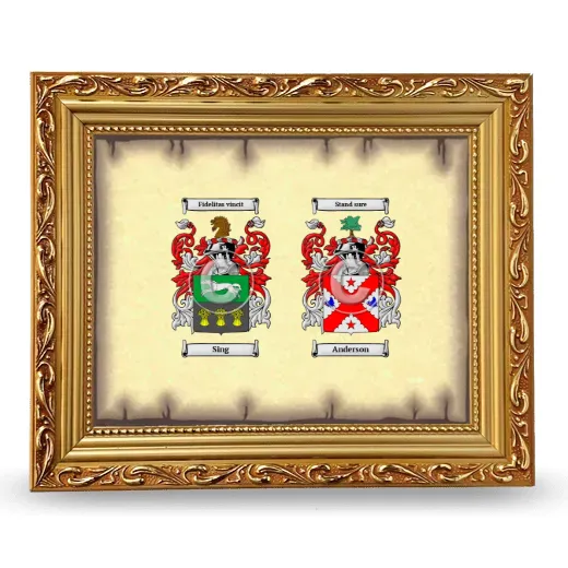 Anniversary Framed - Gold