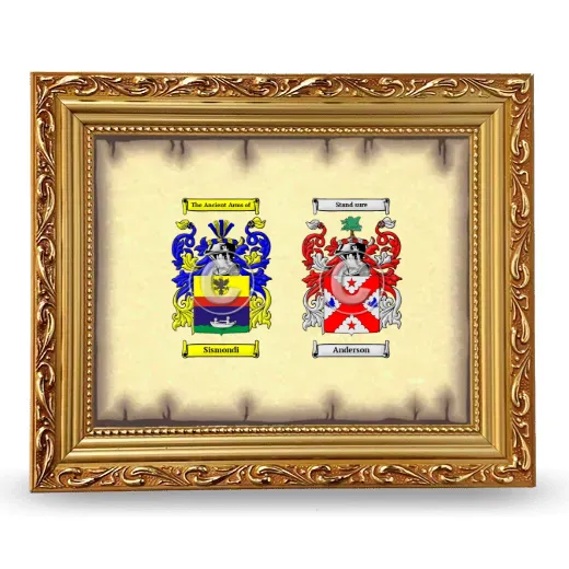 Anniversary Framed - Gold