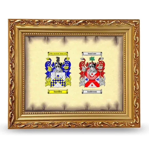 Anniversary Framed - Gold