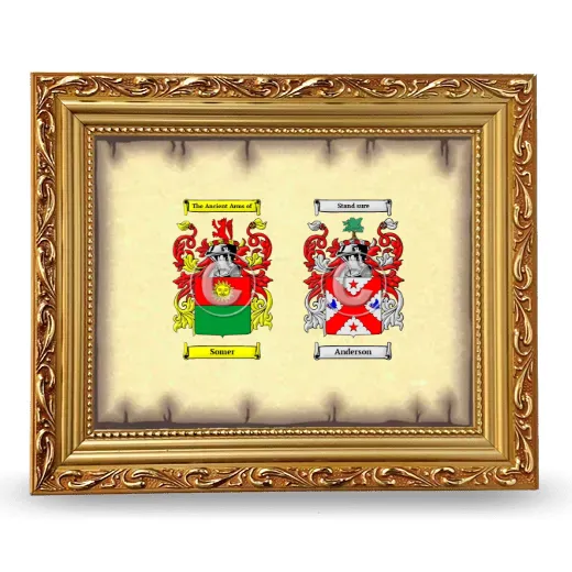 Anniversary Framed - Gold