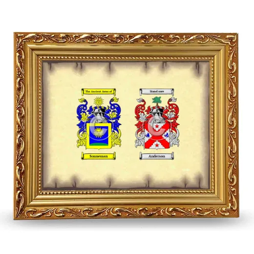 Anniversary Framed - Gold